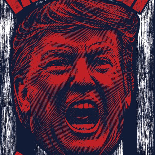 Trump Portrait Illustration