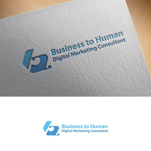 Business to Human logo design