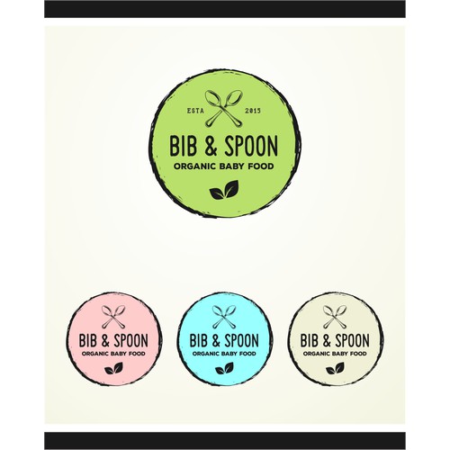 Trendy logo for gourmet organic baby food