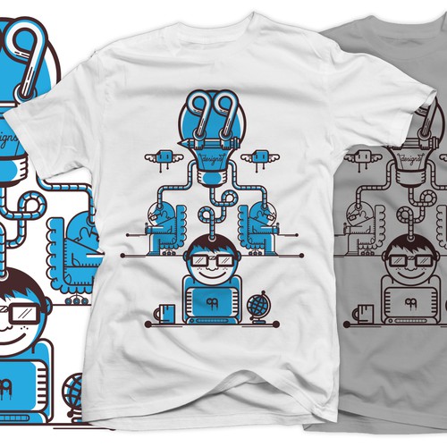 Create 99designs' Next Iconic Community T-shirt