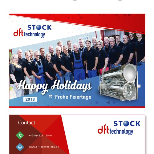 Postcard Design for DFT STOCK