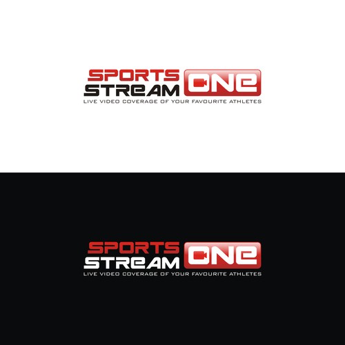 Logo concept for live broadcast of sporting events.