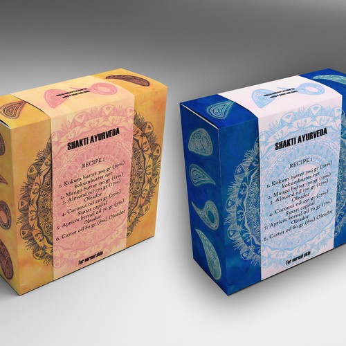 Create the package design for organic Ayurvedic soaps