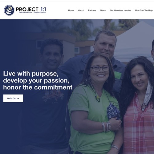 Squarespace non-profit website overhaul