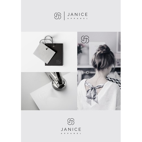 Simple, elegant logo concept for Janice apparel company