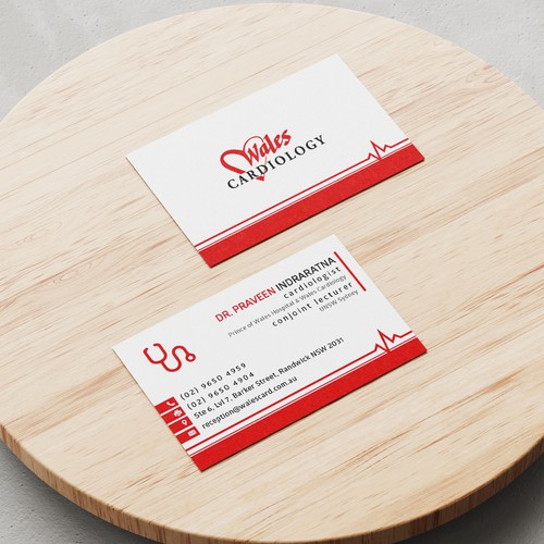 Clean, professional business cards