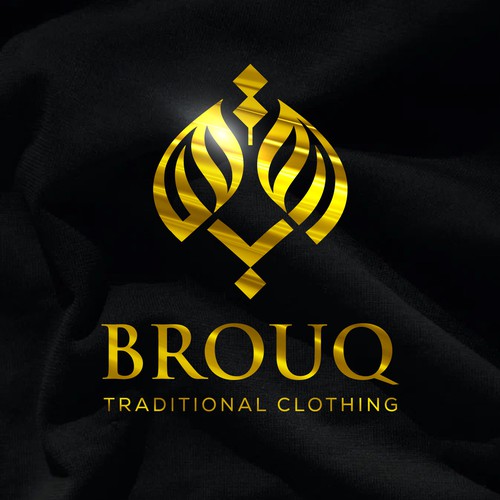 Arabic typographic logo for Brouq - بروق