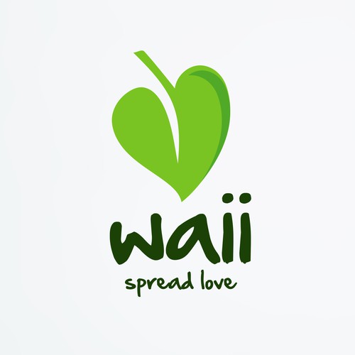 Waii - Inovative organic food logo