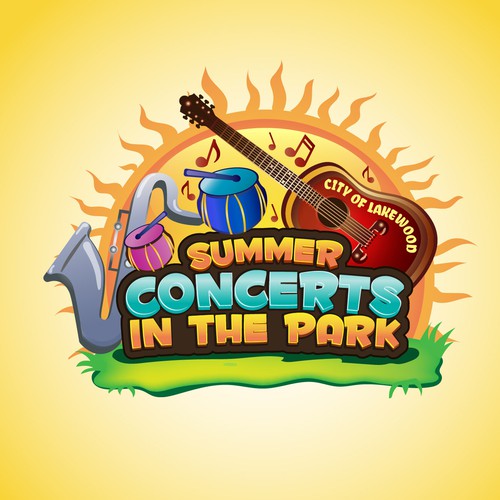 Event logo for concerts in park 