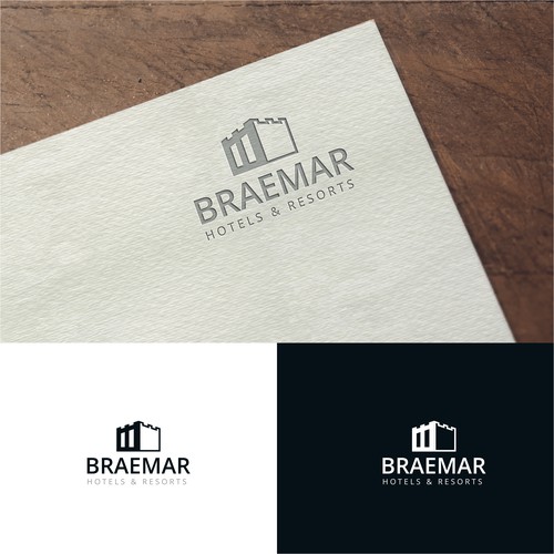 Castle Logo Concept for Luxury Hotel Company