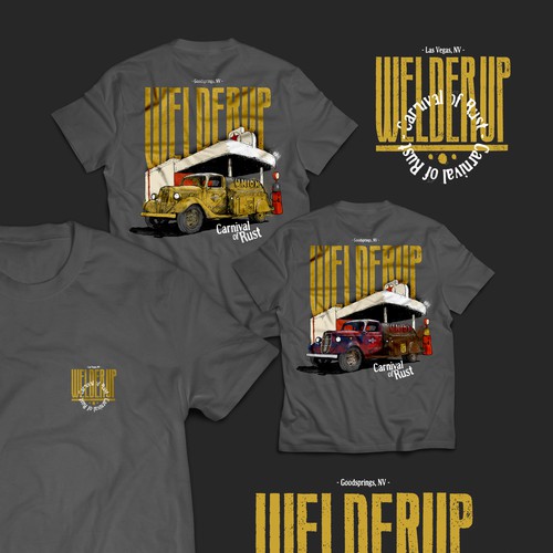 Welder Up - Carnival of Rust T-shirt design
