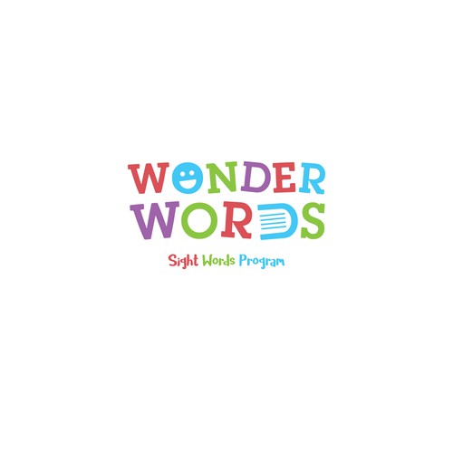 Create a Fun Logo For "Wonder Words" Educational Program