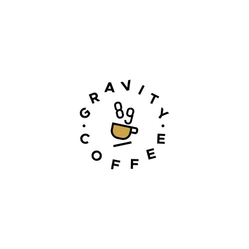 Unique logo for Gravity Coffee