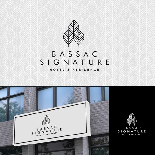 Logo concept for hotel and residential  building