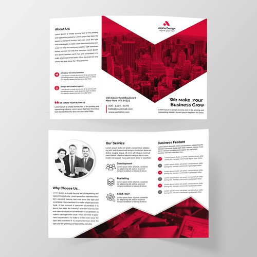 Corporate brochure design