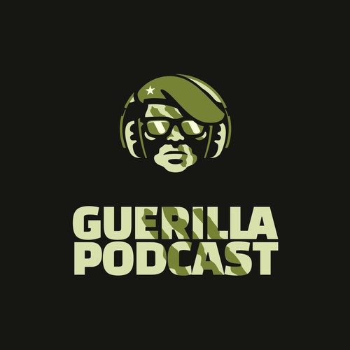 Guerrilla Logo for Marketing Podcast