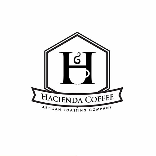 Create a classic Coffee Logo for Hacienda Coffee
