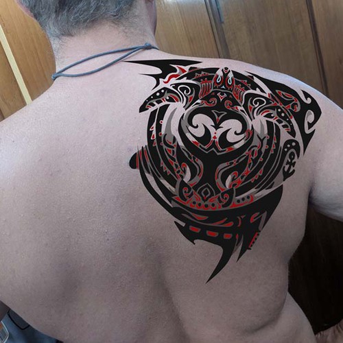 Design a Large Cover-up Tattoo Tribal or Nautical 