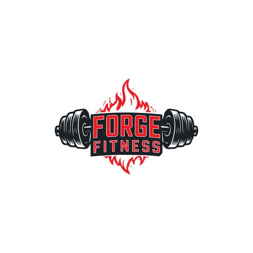 Forge Fitness – Strength & Resilience Gym Logo