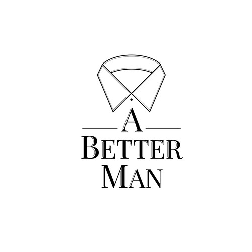 A logo design concept for an exclusive male wear brand.