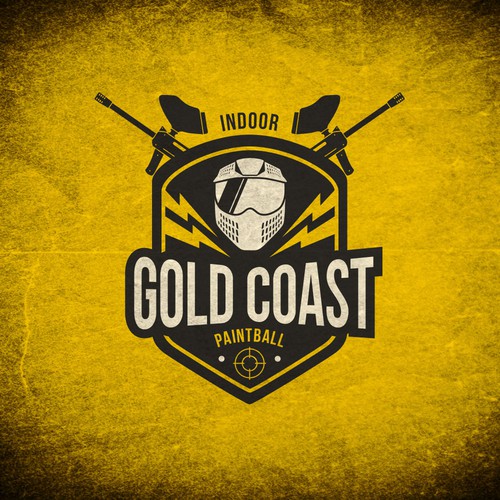 Logo concept for Gold Coast Indoor Paintball