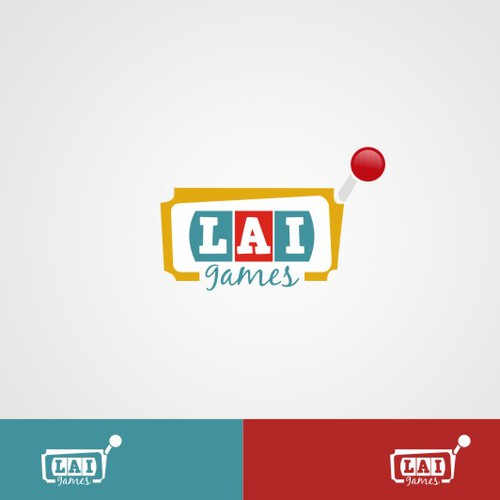 logo and business card for LAI Games