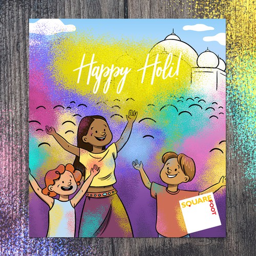 Holi Celebration Card