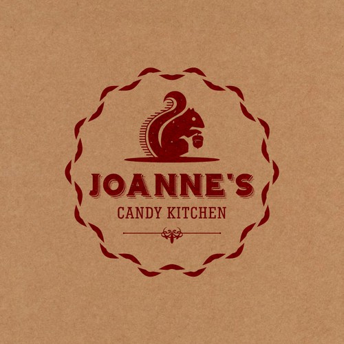 vintage logo for joanne's candy kitchen