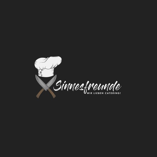 Logo redesign for SINNESFREUNDE. A catering company!