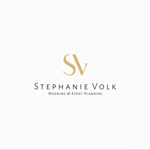 Modern and clean logo for Wedding & Event Planer