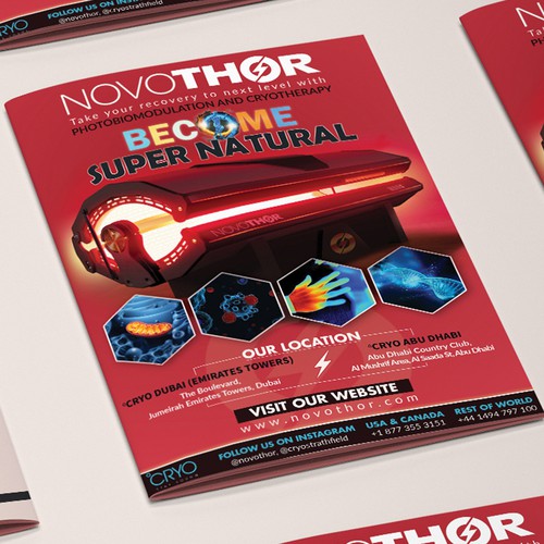 Novothor Fitness Flyer Design