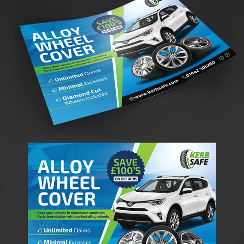alloy wheel cover flyer/print
