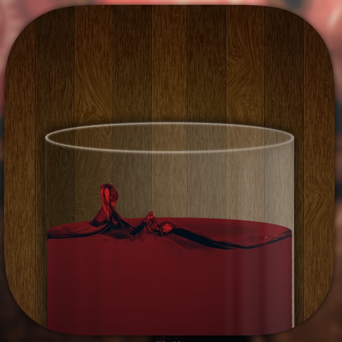 App Icon design for a Bourbon app