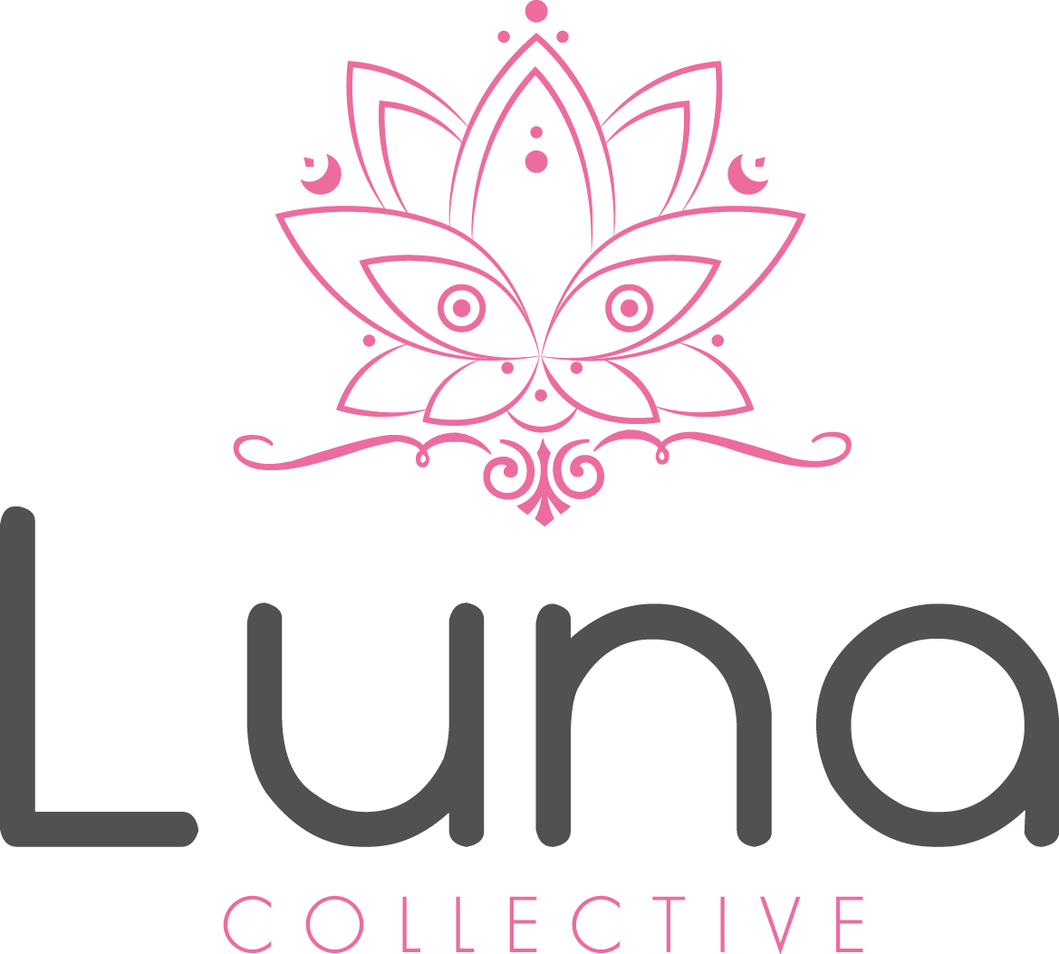 Design a feminine and empowering logo for the Luna Collective