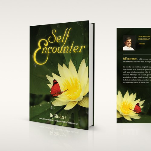 5.5 X 8.5 Inches Book Cover Design Titled "Self Encounter"