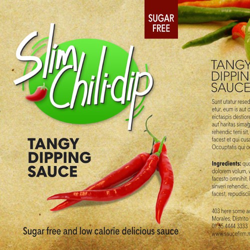 Label for Tangy Dipping Sauce