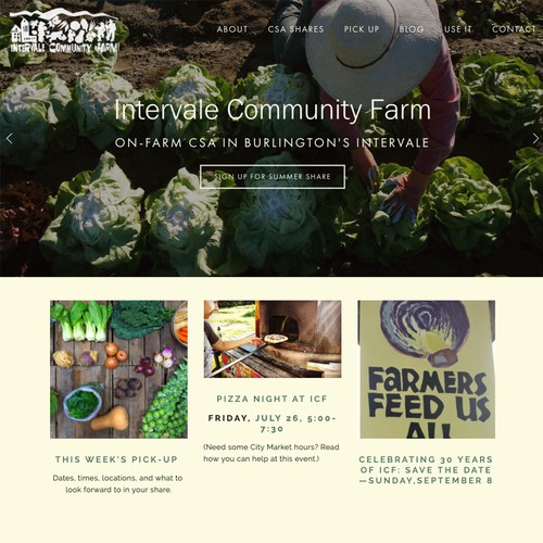 Intervale Community Farm // Vermont Organic Farm