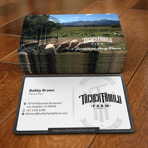 farm business card