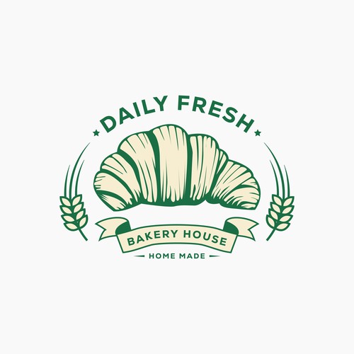 croissant logo bakery