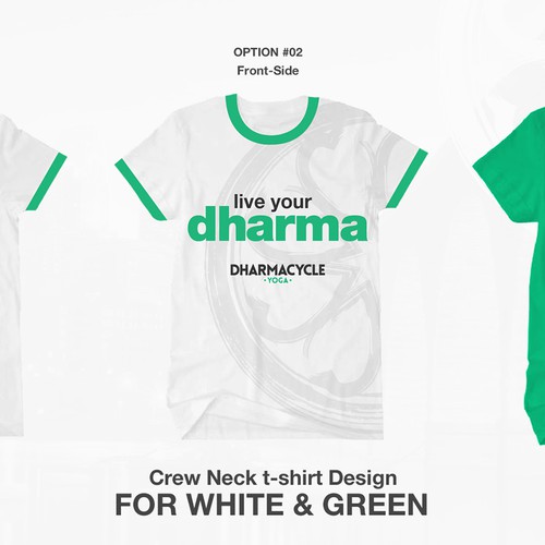 Design a shirt for a yoga and cycle studio!