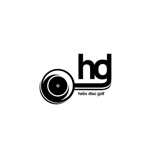 Logo for "Helix disc golf"