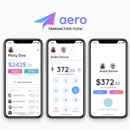 Aero App Concept - Transaction Flow