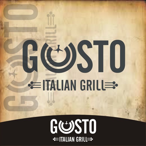Create a logo for a new fast casual restaurant Gusto Italian Grill