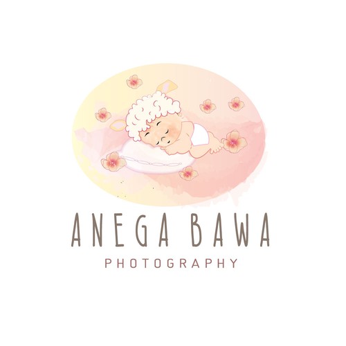 Delicate Logo for Newborn, Maternity & Baby Photographer