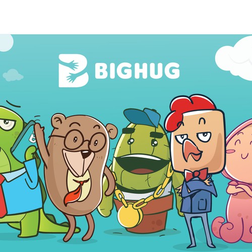 Bighug characters/emoticons  designs