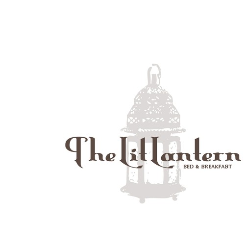 Logo Design for The Lit Lantern Bed and Breakfast