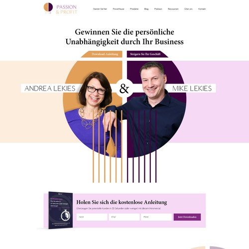 Website design for business coach