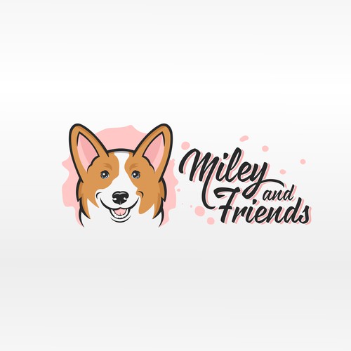 Logo for a nonprofit organisation working with therapy dogs