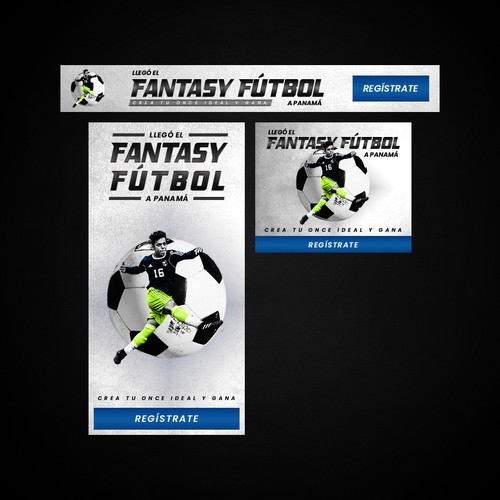 Fantasy Futbol Ads Design