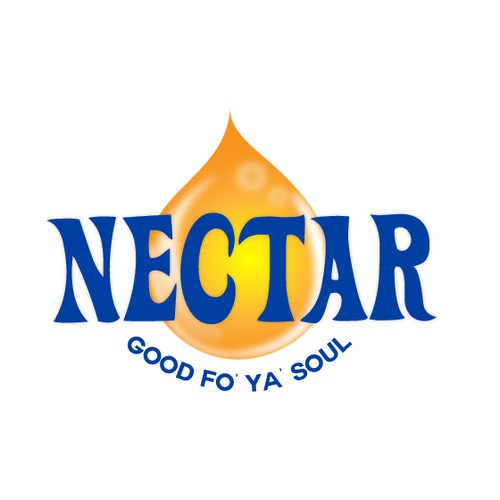Create a logo for NECTAR, an organic juice, smoothies, sno-cones, & snack bar.